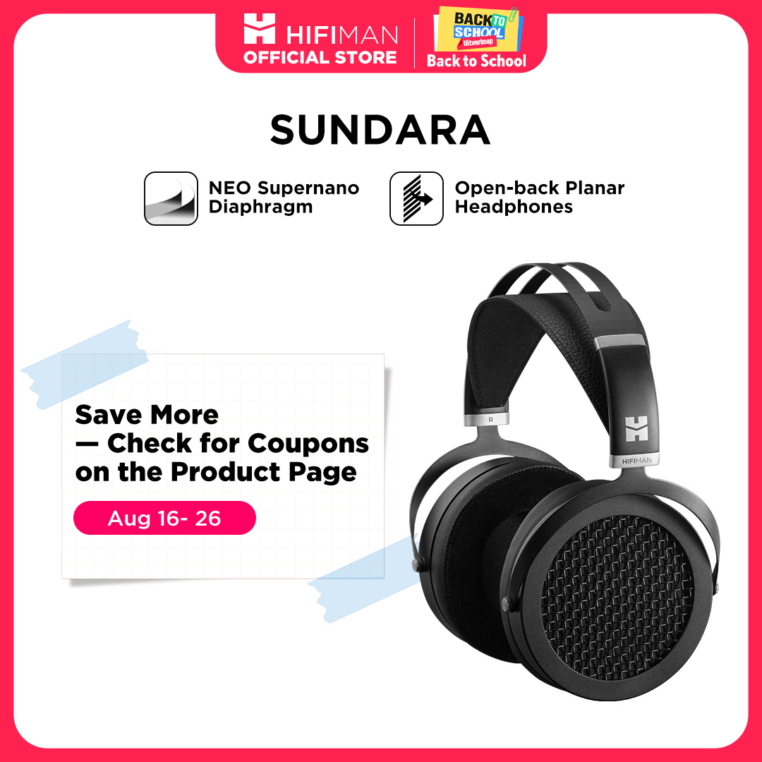 Planar Magnetic Iem Earphones - HIFIMAN SUNDARA Over-Ear Full-Size Planar Magnetic