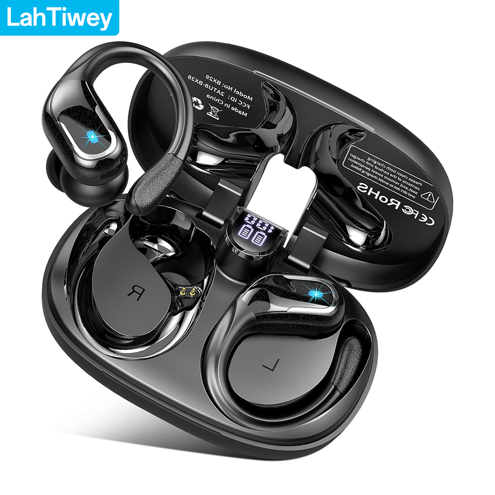 Type C Wired Earphones With Mic - Wireless Earbuds Sport, 75H Playtime Bluetooth