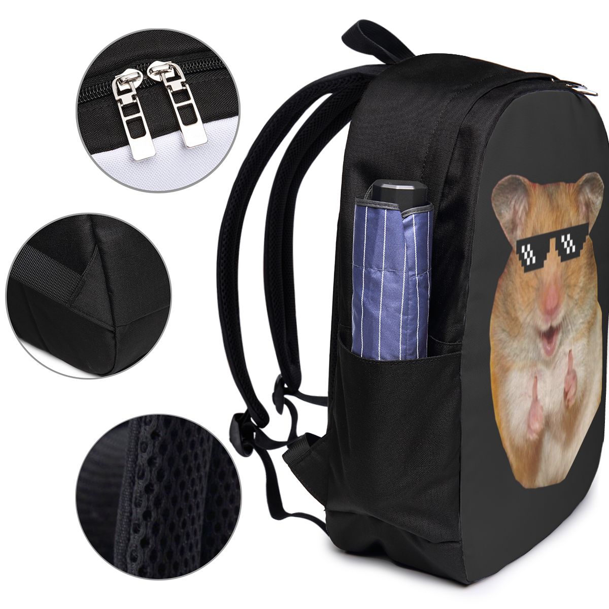 Funny Hamster Backpack Travel  - Laptops recension och pris