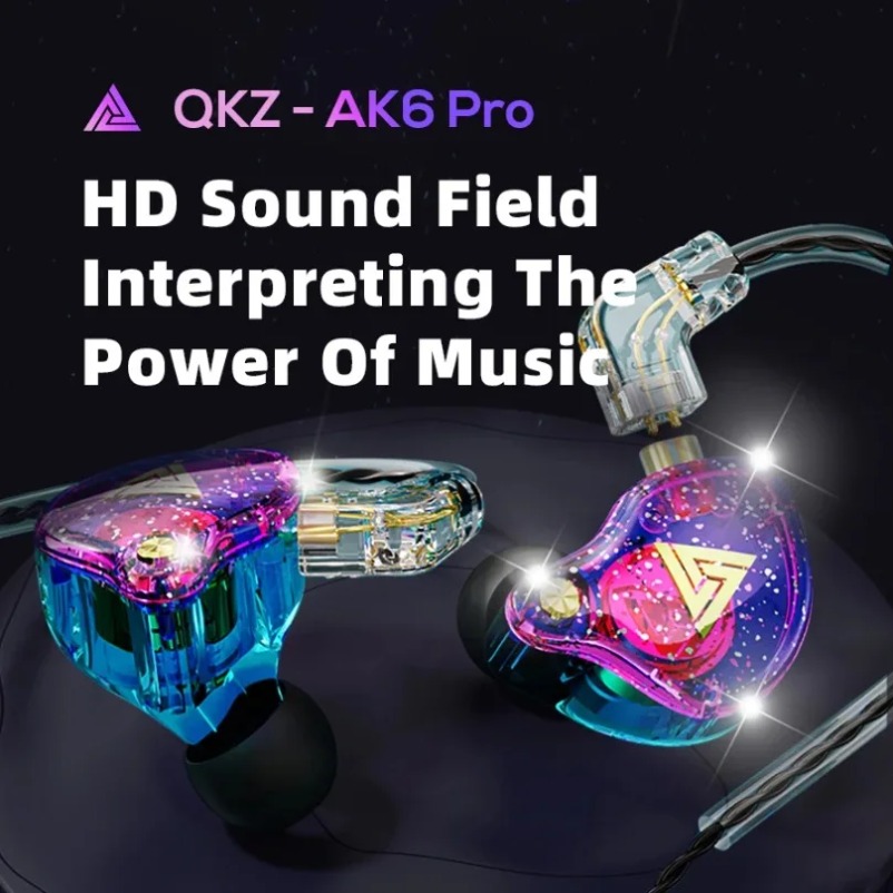 QKZ AK6 Pro In Ear Monitor Wir - In Ear Monitors For Singers recension och pris