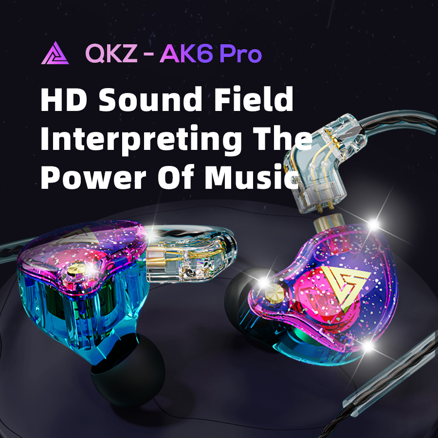 QKZ Original AK6 Pro EDX Pro I - In Ear Monitors For Singers recension och pris