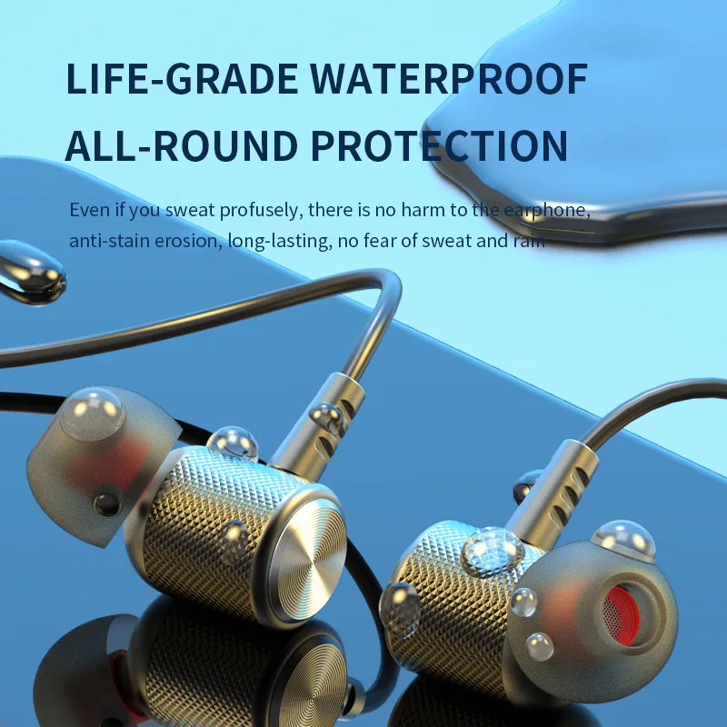 9D Bluetooth Earphones Wireles - Magnetic Neckband Sports Earphones recension och pris