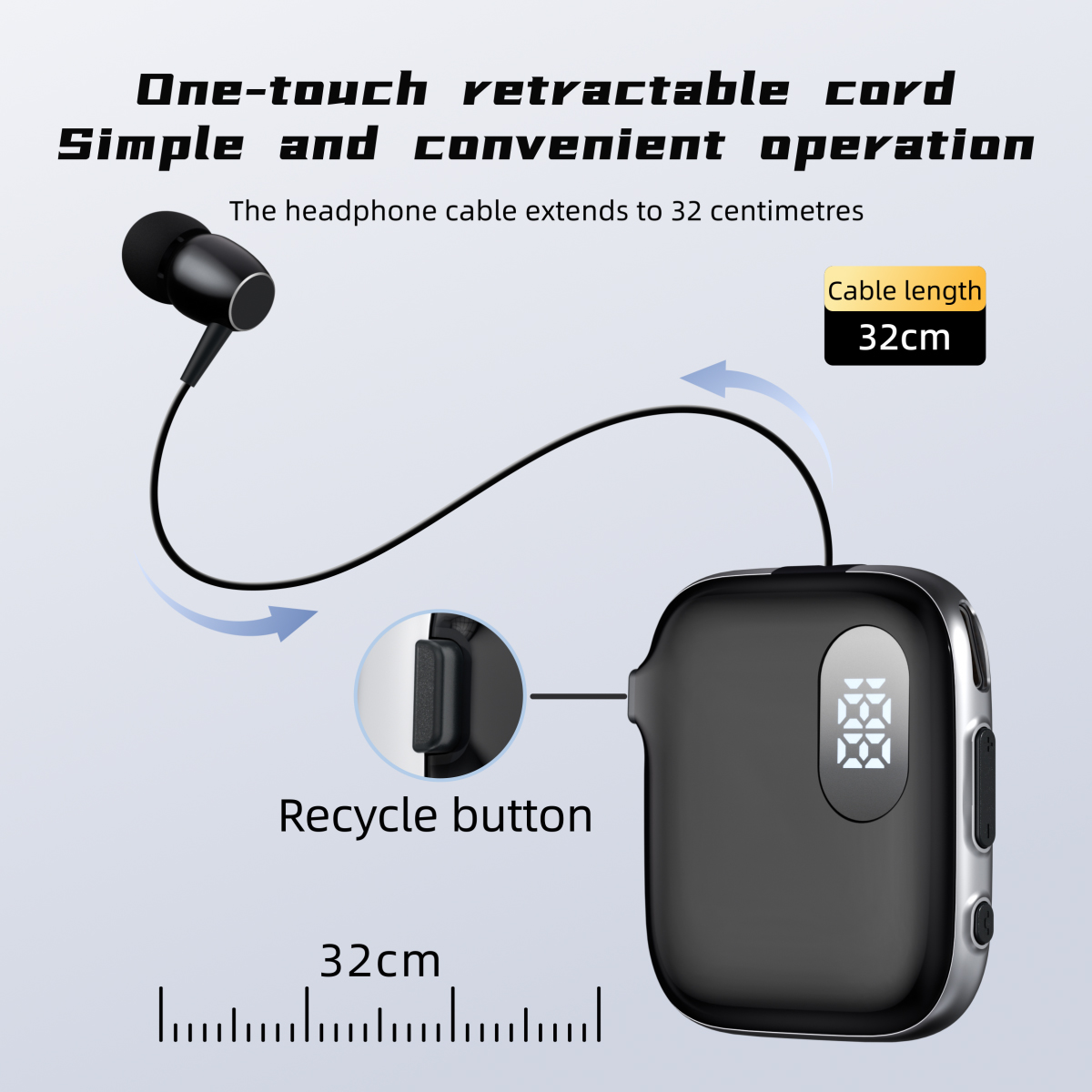Lapel Clip Bluetooth Headset E - Type C Wired Earphones With Mic recension och pris