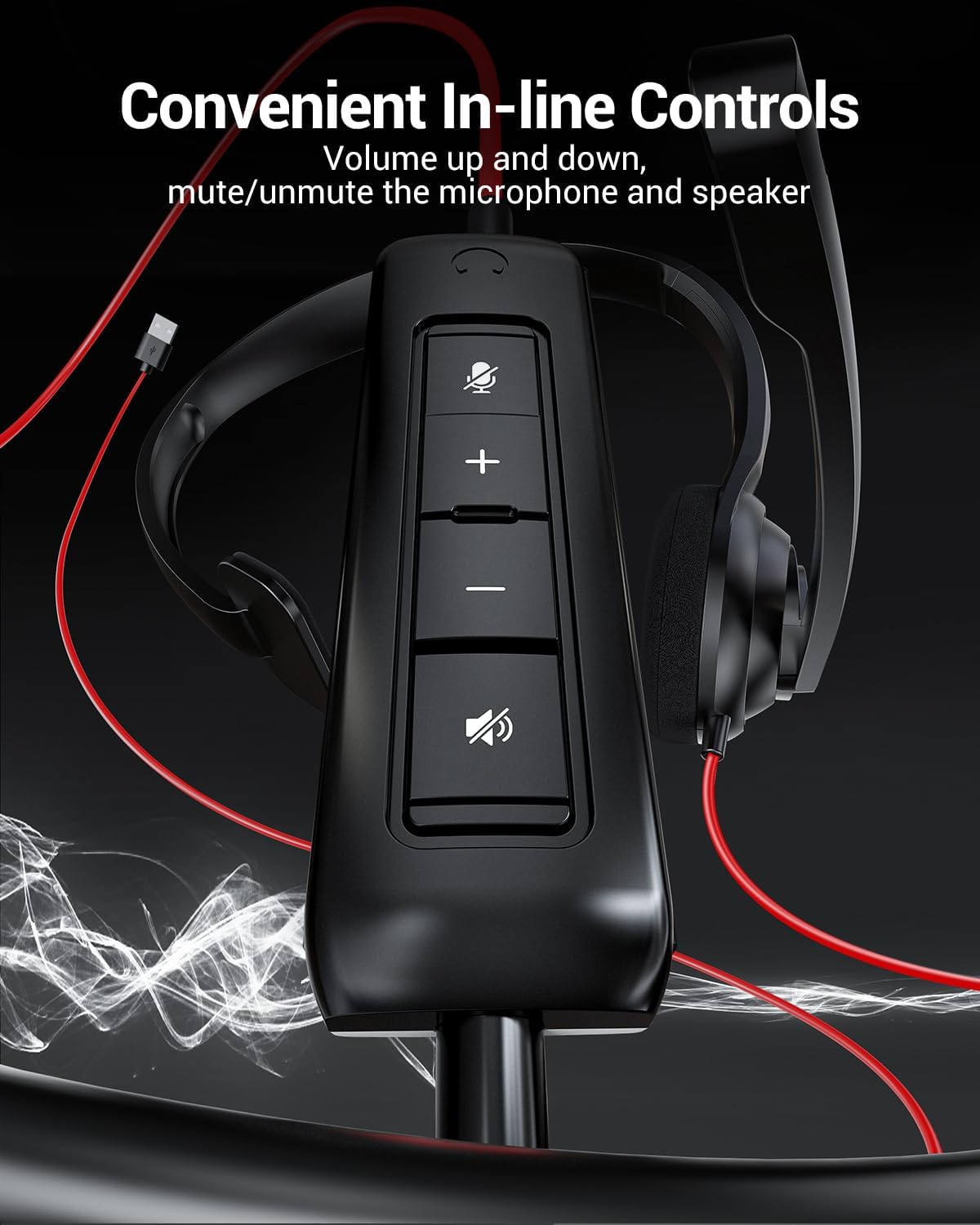 NUBWO HW02 USB Headset with Mi - Type C Wired Earphones With Mic recension och pris
