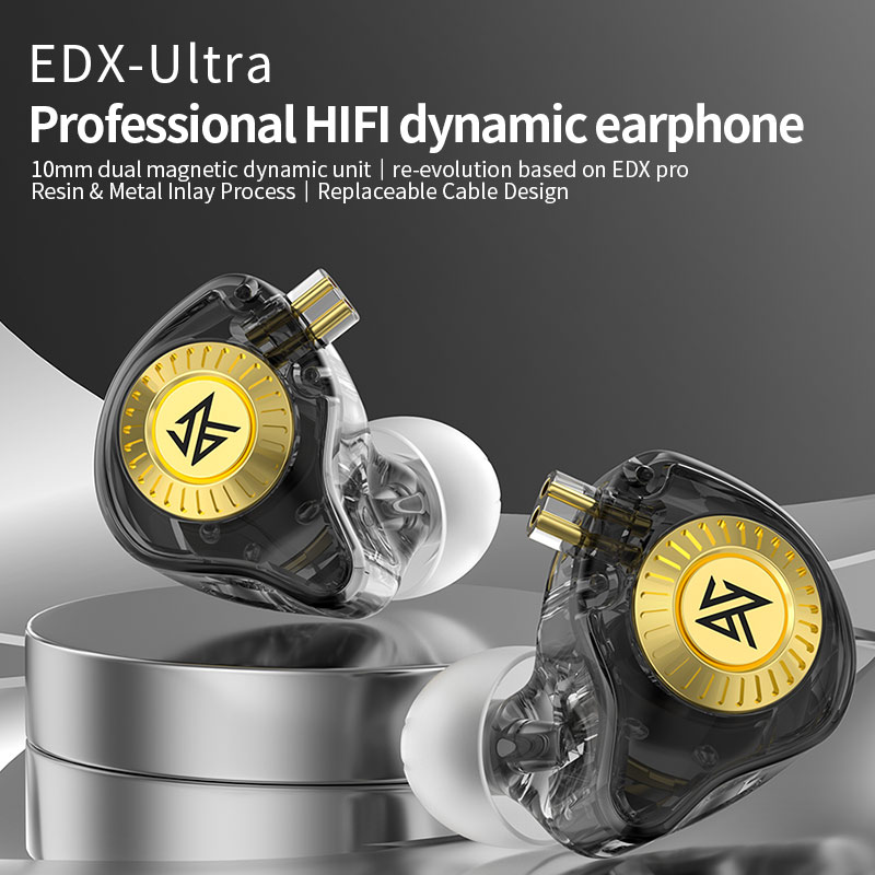 KZ EDX-Ultra wired hi-fi heads - In Ear Monitors For Singers recension och pris