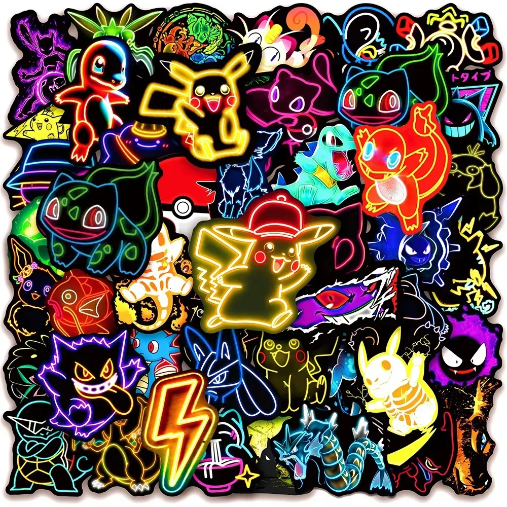 100pcs Neon  Pokémon  Stickers - Laptops recension och pris